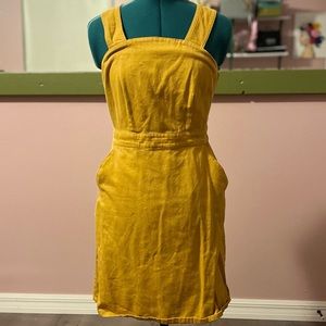 🛒 3 for 15 Universal Threads Yellow Apron Dress
